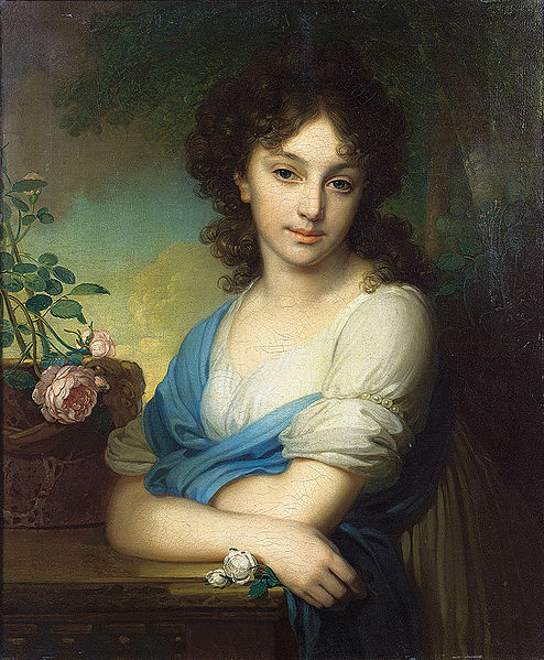 Portrait of Elena Alexandrovna Naryshkina